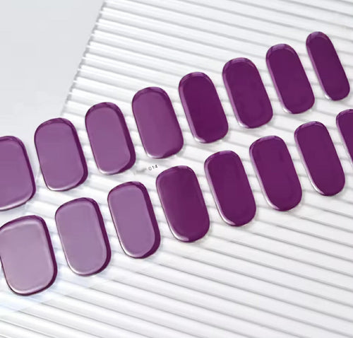 SemiNails WRAPS™  - Hybrydowe Naklejki Na Paznokcie Violet