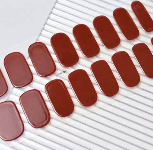 SemiNails WRAPS™  - Hybrydowe Naklejki Na Paznokcie Dark Brown