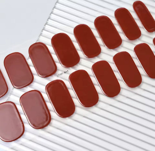 SemiNails WRAPS™  - Hybrydowe Naklejki Na Paznokcie Dark Brown