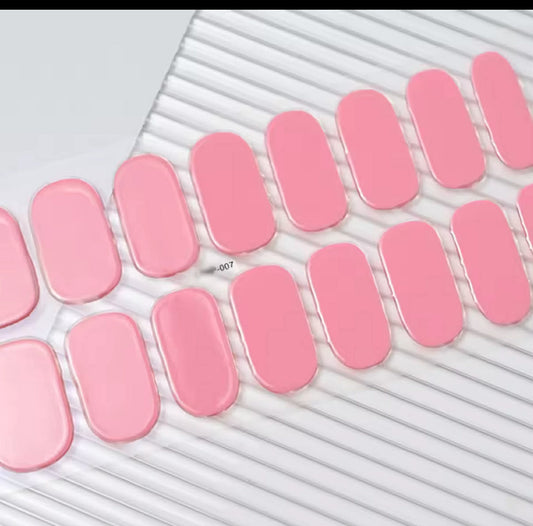 SemiNails WRAPS™  - Hybrydowe Naklejki Na Paznokcie Sweet Pink