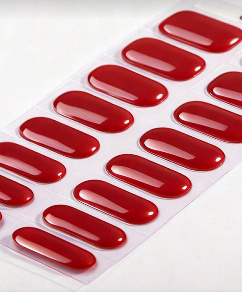 SemiNails WRAPS™  - Hybrydowe Naklejki Na Paznokcie Red