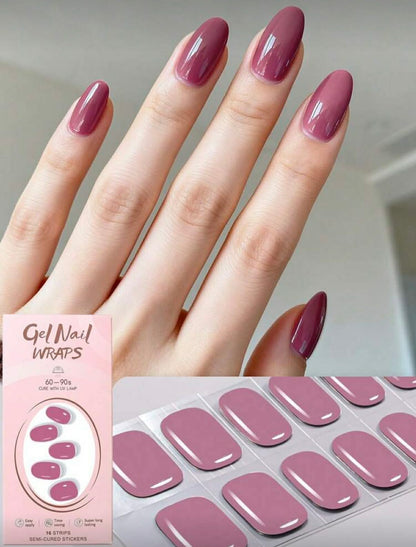 SemiNails WRAPS™  - Hybrydowe Naklejki Na Paznokcie Soft Pink