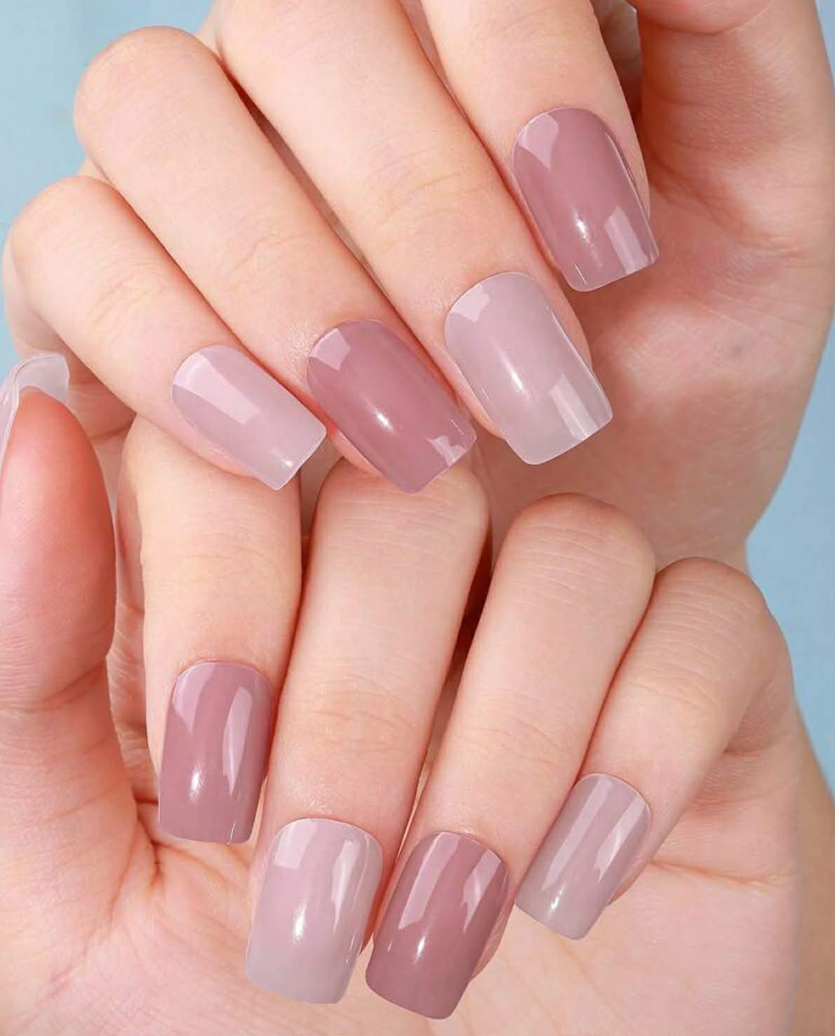 SemiNails WRAPS™  - Hybrydowe Naklejki Na Paznokcie Dual Pink