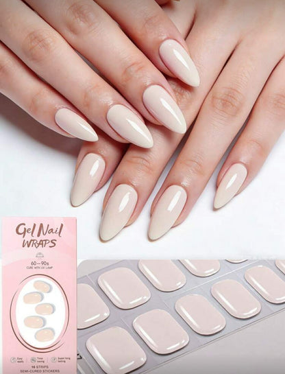 SemiNails WRAPS™  - Hybrydowe Naklejki Na Paznokcie Beige