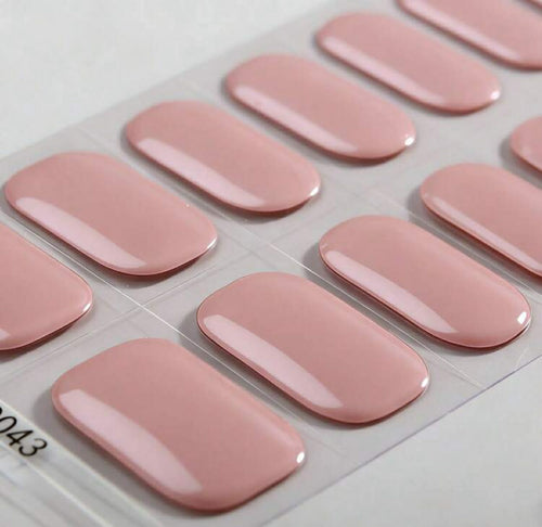 SemiNails WRAPS™  - Hybrydowe Naklejki Na Paznokcie Light Pink