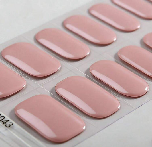 SemiNails WRAPS™  - Hybrydowe Naklejki Na Paznokcie Light Pink
