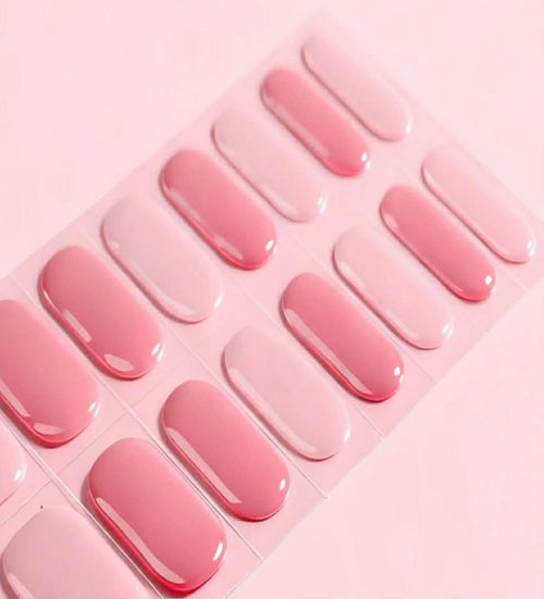 SemiNails WRAPS™  - Hybrydowe Naklejki Na Paznokcie Dual Pink
