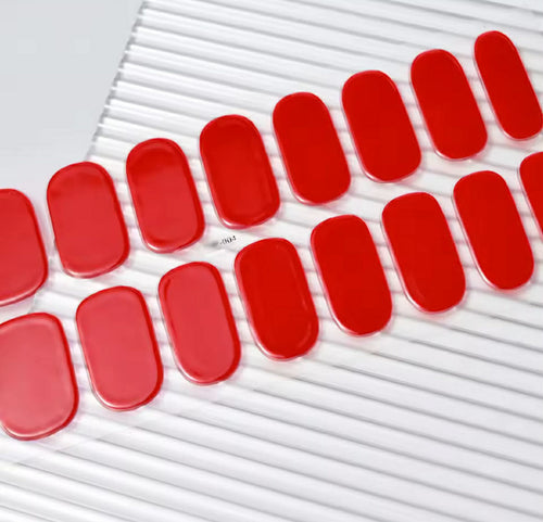 SemiNails WRAPS™  - Hybrydowe Naklejki Na Paznokcie Bloody Red