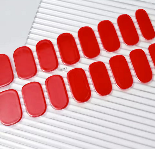 SemiNails WRAPS™  - Hybrydowe Naklejki Na Paznokcie Bloody Red
