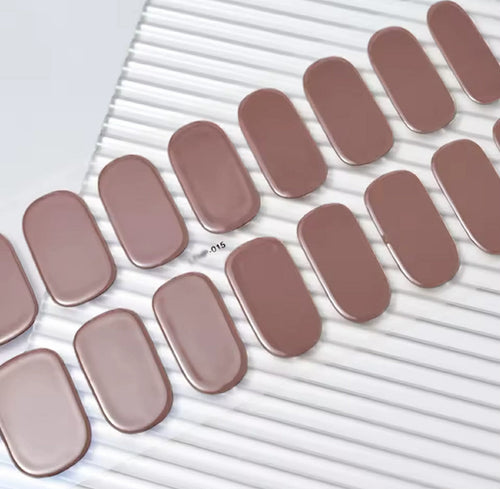 SemiNails WRAPS™  - Hybrydowe Naklejki Na Paznokcie Light Brown